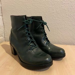 Green Dansko 39 boots